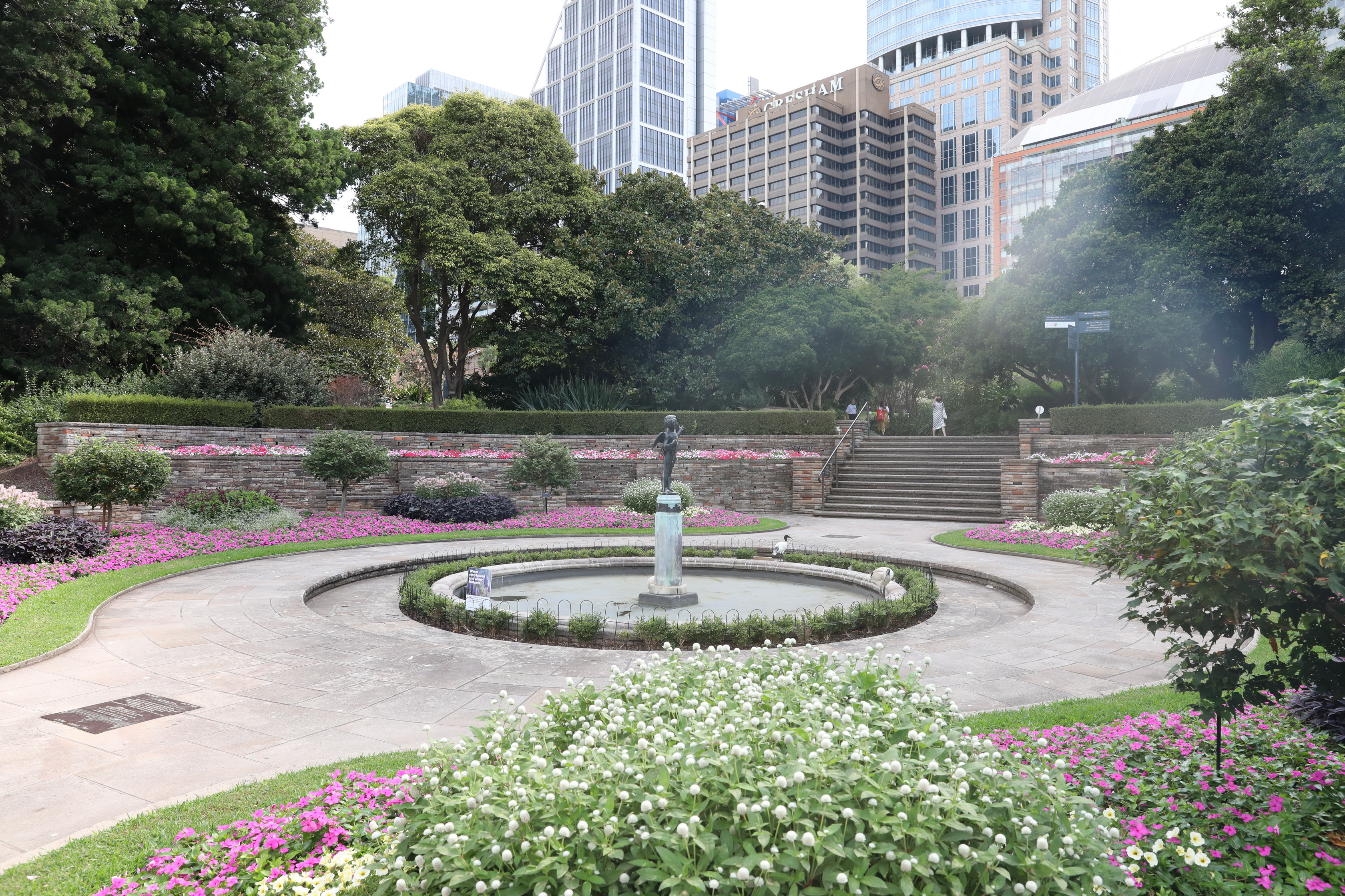 Cupid Statue im Royal Botanic Garden